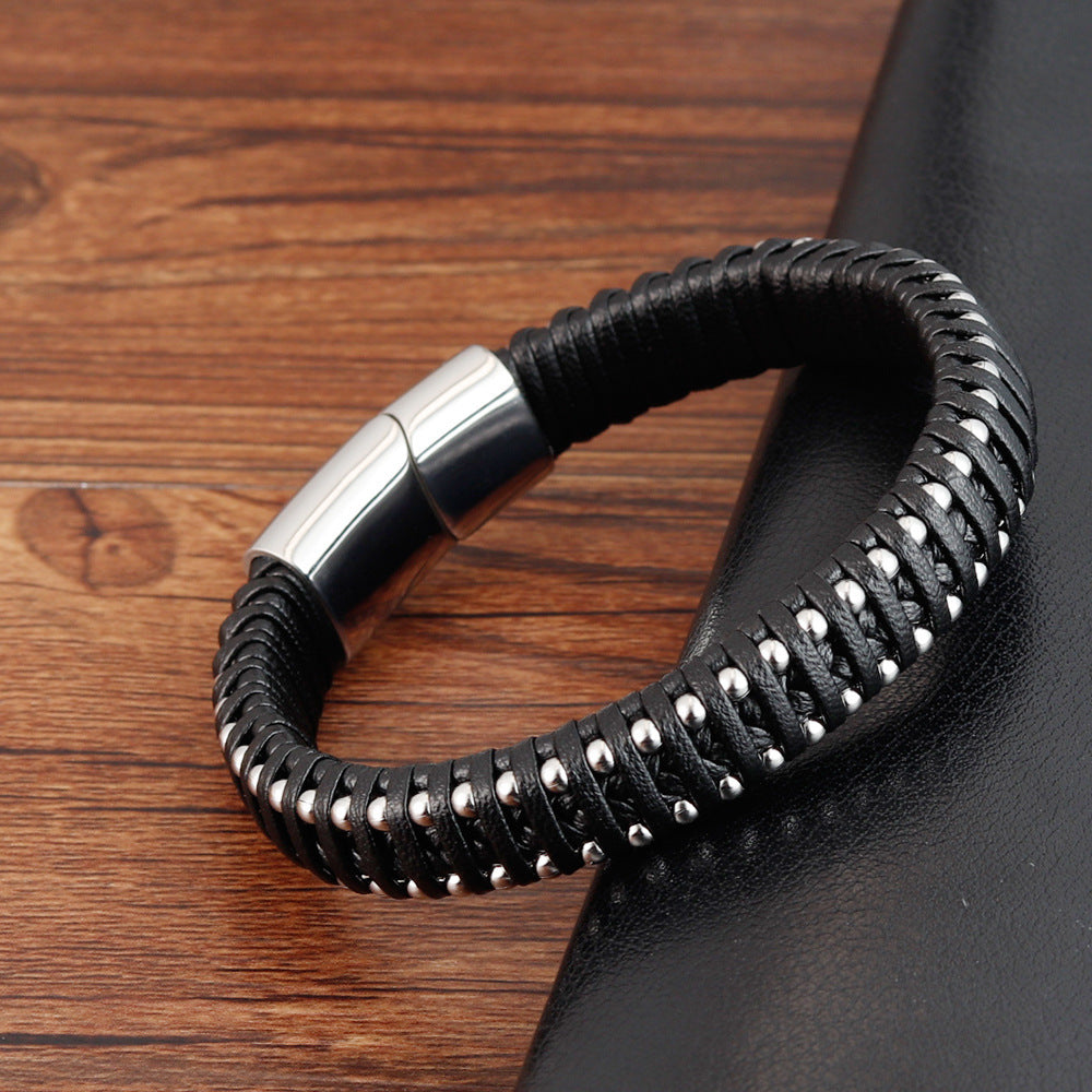 Bracelet cuir véritable