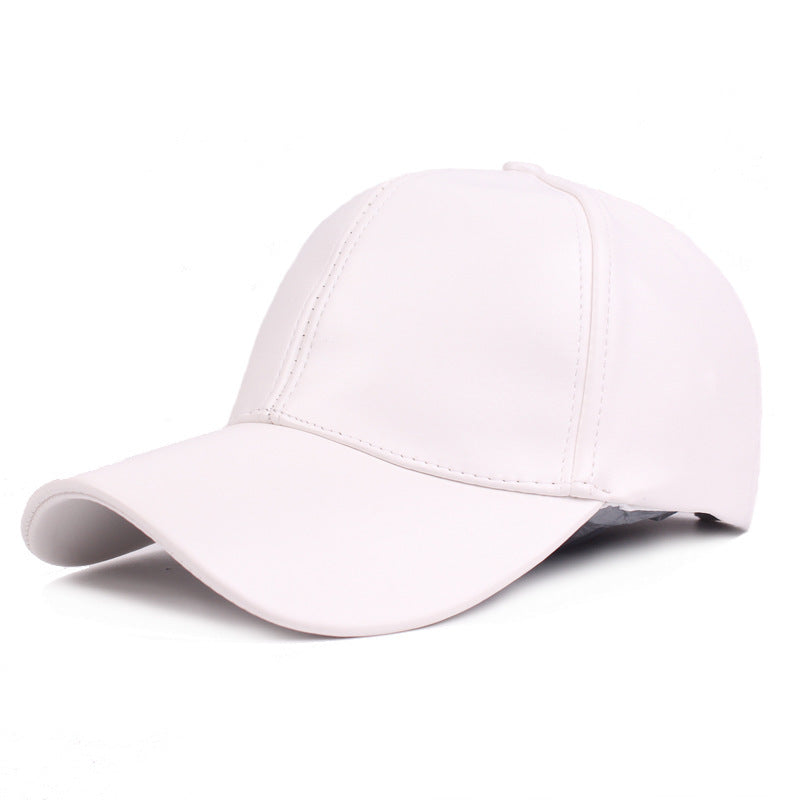 Casquette cuir véritable