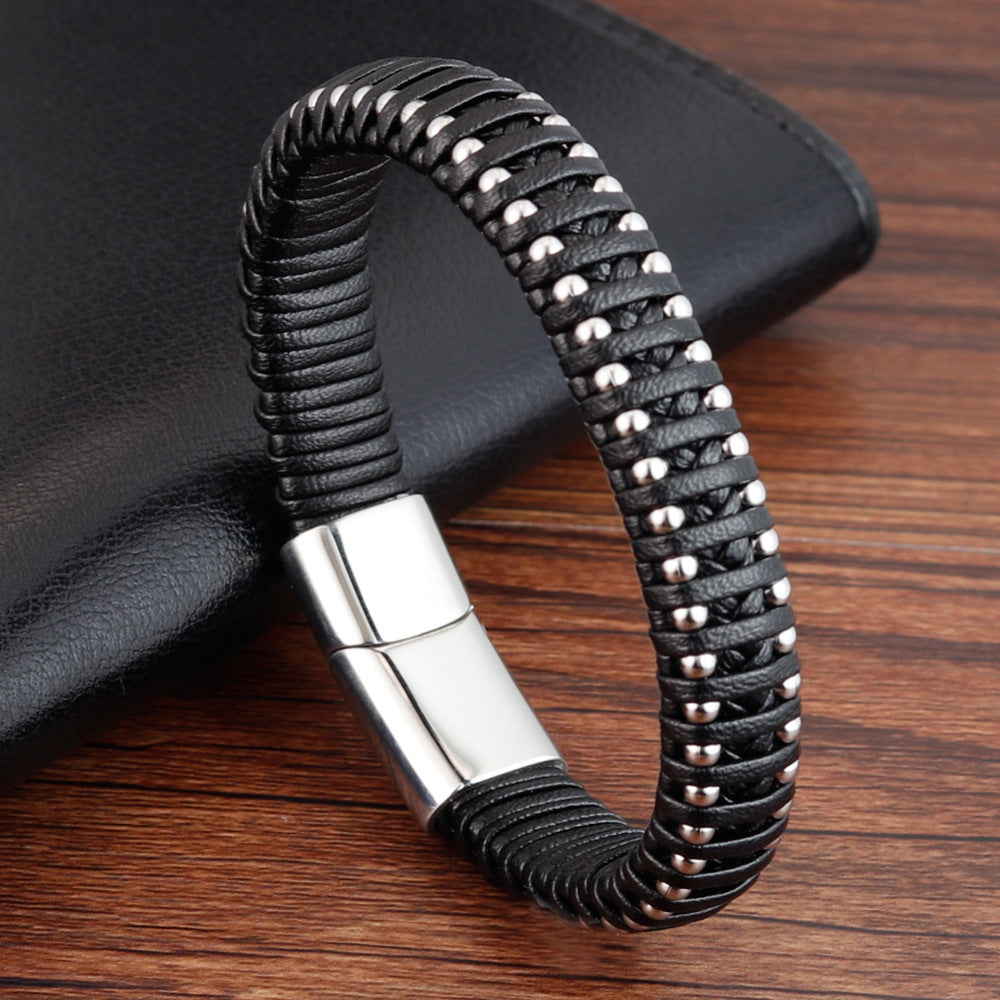 Bracelet cuir véritable