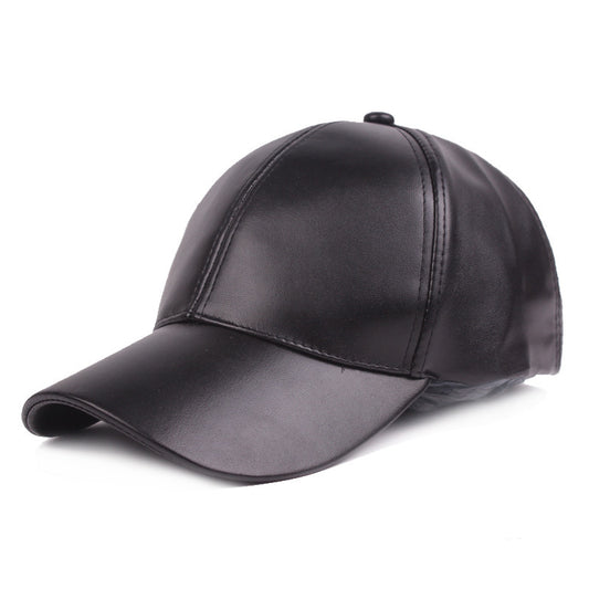 Casquette cuir véritable