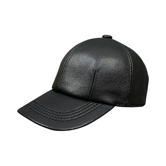 Casquette cuir véritable